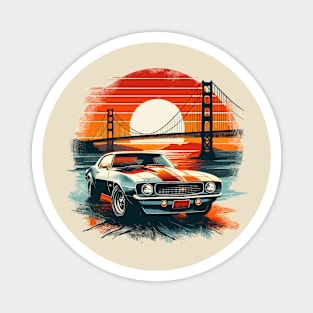 Chevy camaro, Golden Gate Bridge Magnet